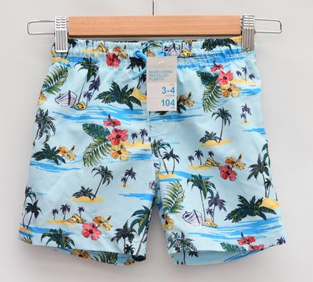 Koupací kraťasy vel. 3 - 4 roky, primark,104