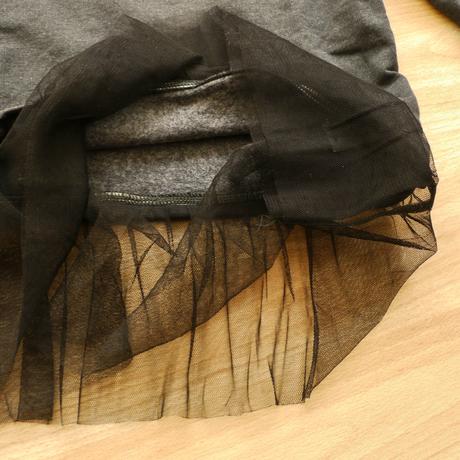 Tmave sediva mikina s volankem 134/140, c&a,134