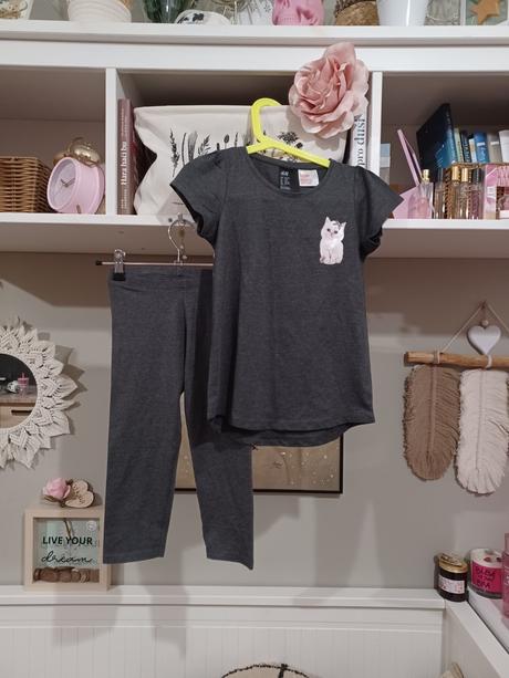 Kočičkový komplet h&m 122/128, h&m,128