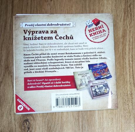 Gamebook výprava za knížetem čechů, 