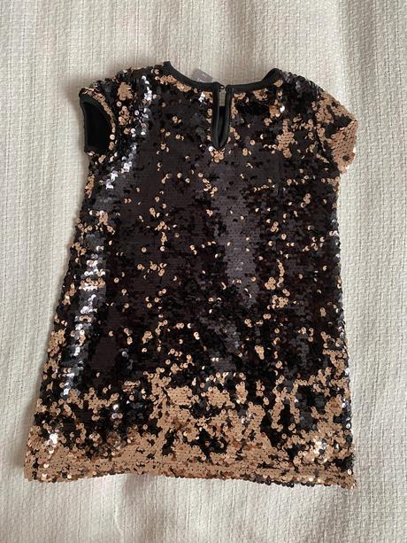 Flitrované slavnostní party šaty vel. 104/3-4r, 104