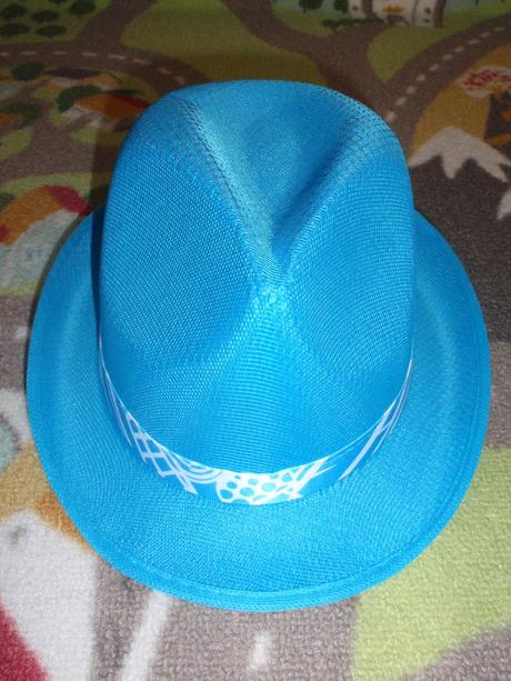 Klobouk-klobouček nejen na karneval modrý., 