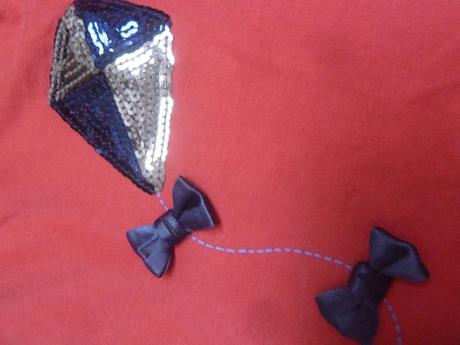 Triko s dívkou na mopedu, palomino,128