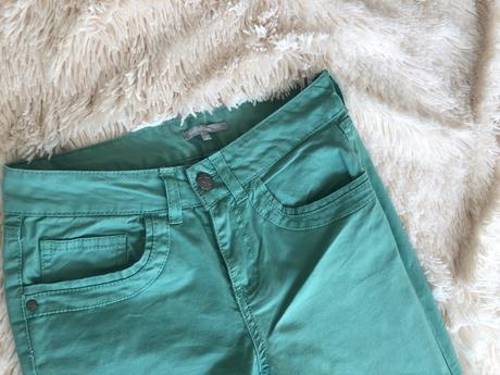 Zelene kalhoty 34 od 3 suisses collection, 34