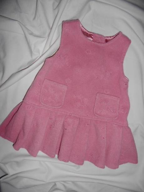 Nádherné skládané flízové šaty, next,74