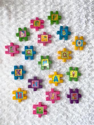 Plastové puzzle - stavebnice, 