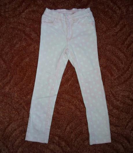 Růžové kalhoty rifle džíny kiki & koko, kiki&koko,110