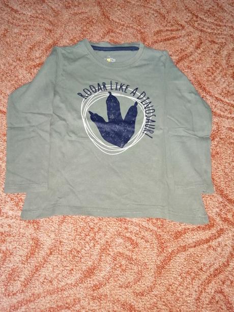 Tričko s dlouhým rukávem, lupilu,98