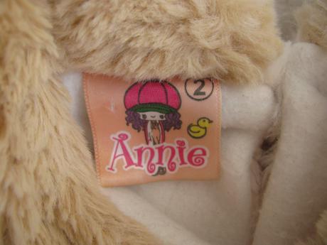 Pudrové dívčí šaty z umělé kožešinky annie, 68