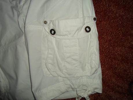Bílé kalhoty kraťasy šortky, 40