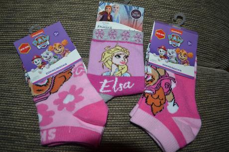 3x ponožky patrola, frozen v.23-26, nickelodeon,23 / 24 / 25 / 26