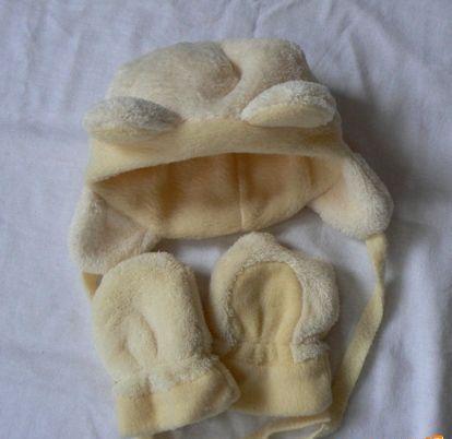 Luxusní sada čepice a rukavic, loana,62