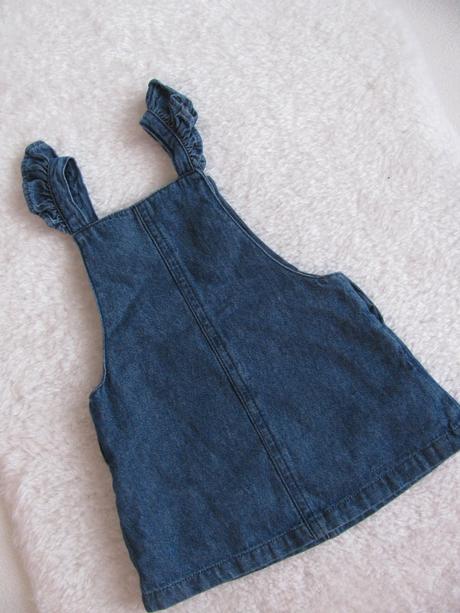 Džínové šatičky s laclem, mothercare,62