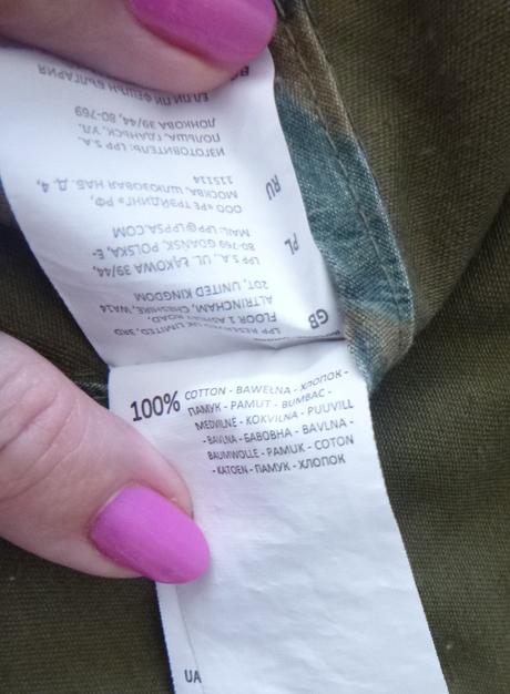 Khaki parka na vel.m-l, l