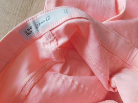 Dívčí elastické kalhoty-džíny, denim co,164