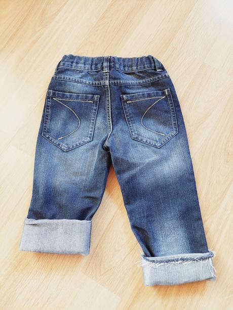 Džínové šortky kraťasy zn. c&a, modré, vel. 110, c&a,110