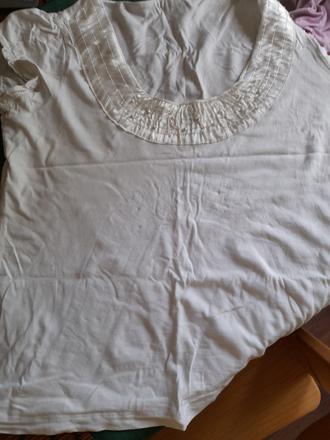 Bílé tričko na donošení pro ženy, dívky, 38