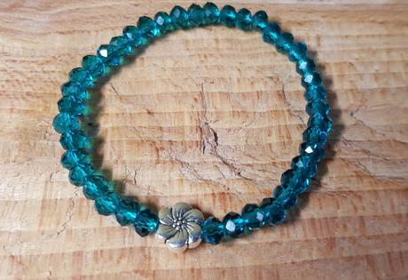 Jarní náramek skleněný, 