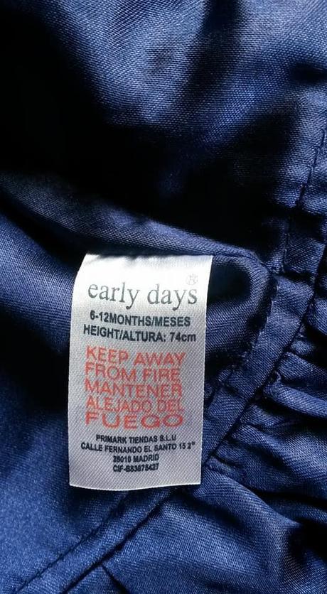 Sametové tmavě modré sako vel. 74, early days,74