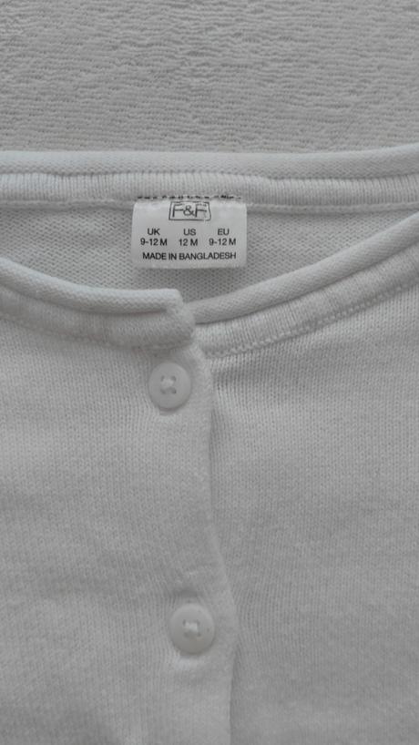 Bílý svetřík, f&f,80