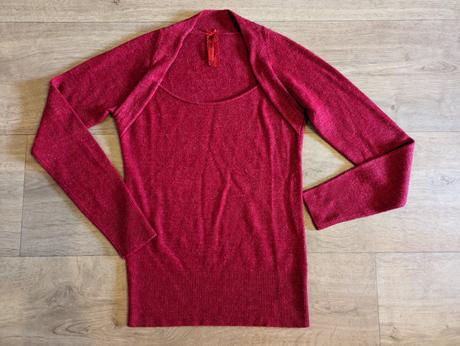 T363   příjemný svetřík e-vie vel. 34/36, evie,xs