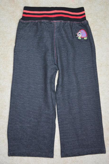 Džínové tepláky s houbou a ježkem, next,92