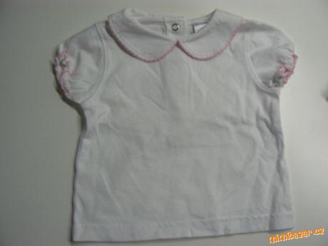 Plátěné laclové šortky a triko, c&a,74