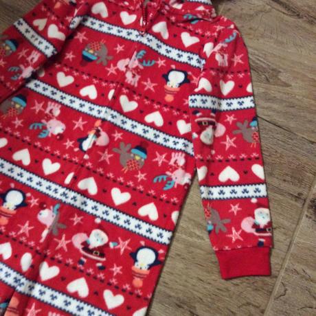 Jemný heboučký vánoční overal, 116