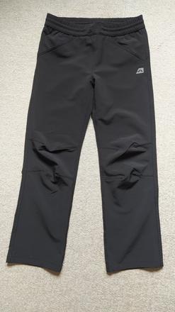 Kalhoty softshell černé, alpine pro,140
