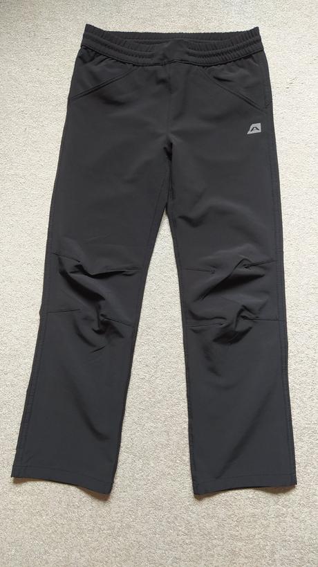 Kalhoty softshell černé, alpine pro,140