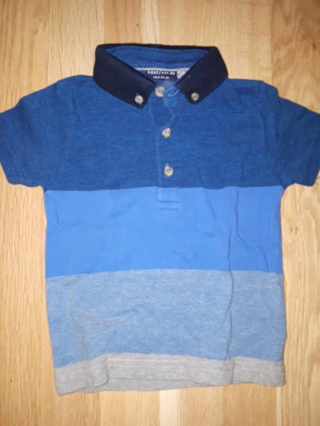 Pruhované polo tričko 86 next, next,86