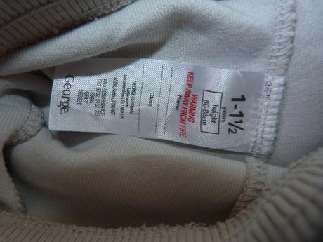 Sametové tepláčky vel. 86, george,86