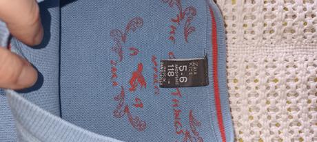 Modrý svetr, zara,116