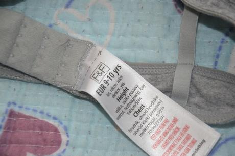 128 134 140 bavlněná podprsenka, f&f,140