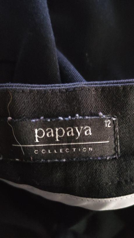 Kalhoty elegantní dámské vel.uk12/m, papaya,m