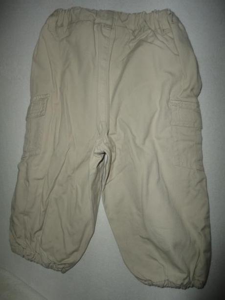 Vypodložené kalhoty hm, vel. 9-12 měsíců, h&m,80