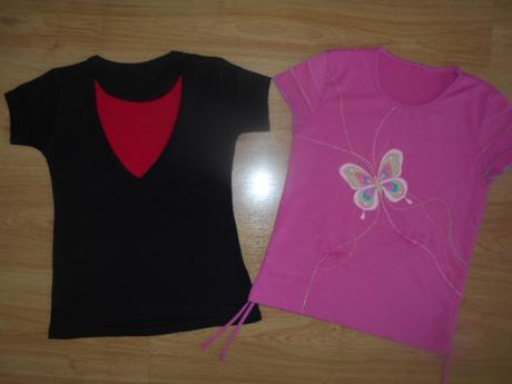 Dívčí trika vel.152/158 2 kusy, 152