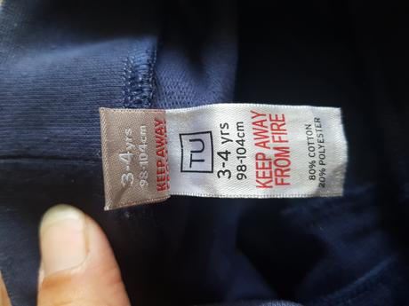 Dívčí kalhoty značky tu  velikost 3-4 roky., tu,98