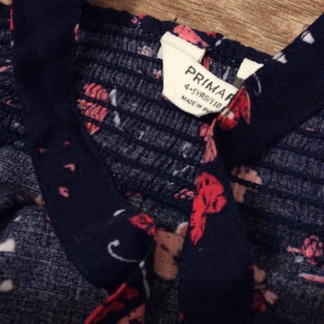 Lehoučký kalhotový overal s motýlky, primark,110