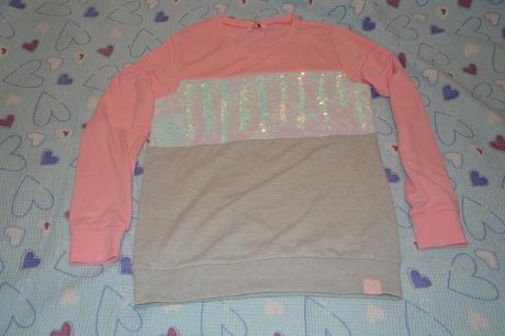 158 164 dívčí teplá mikina s měnícími flitry, lewro,158