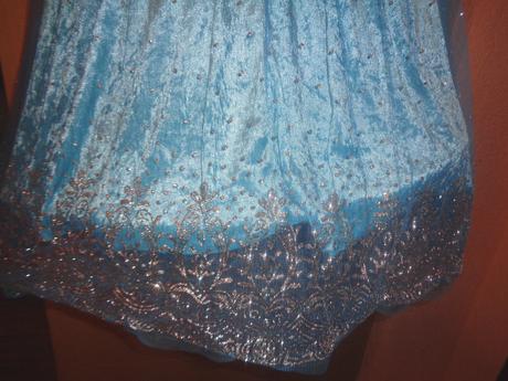 Karneval - luxusní šaty ledová královna - 7 -8 let,