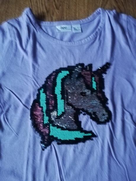 Tričko s jednorožcem, zn. bonprix, vel. 128/134., bonprix,128