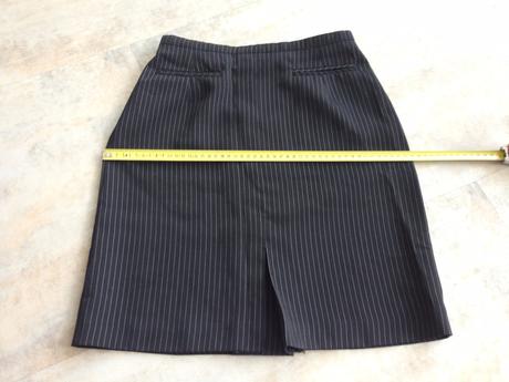 Černá elegant byznys sukně mara manzona vel.s/36, s