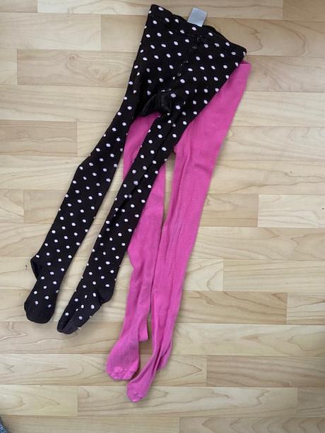 2x dívčí punčocháče zn.h&m, h&m,110