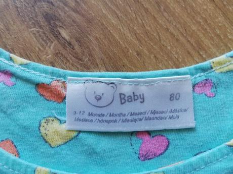 Šatičky se srdíčky, baby,80