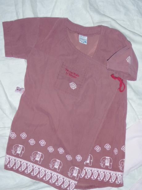 Zavinovací šaty nebo tunika se slony a legíny, next,86