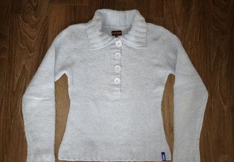 Modrý žinylkový svetr private member, m