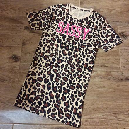 Bavlněné tygrované šaty, 146