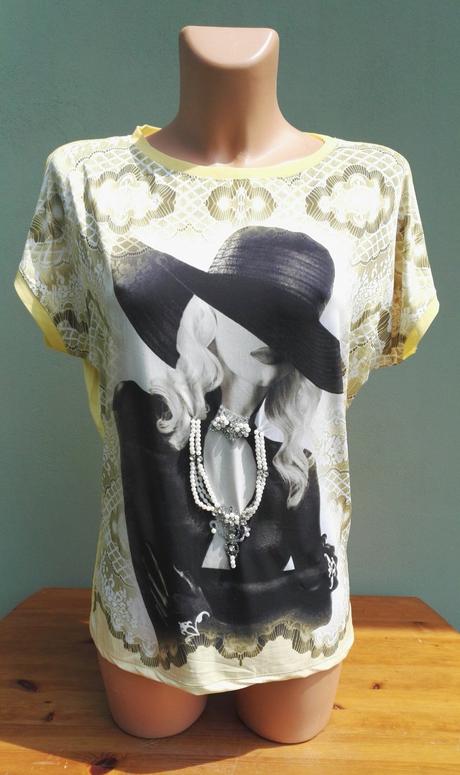 Lehký top tričko trocky - vel.m, m