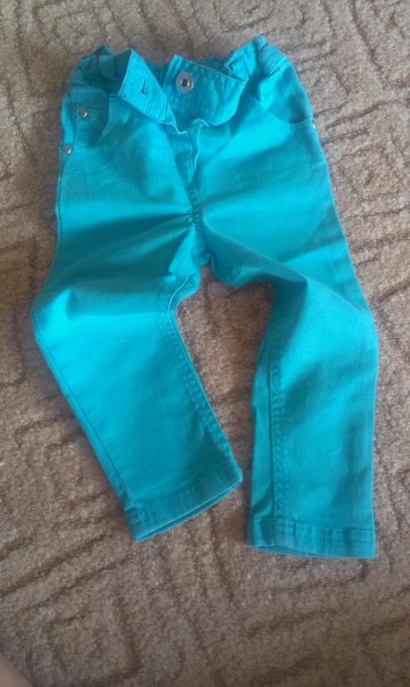 Krásné riflové kalhoty vel.92 top stav, f&f,92